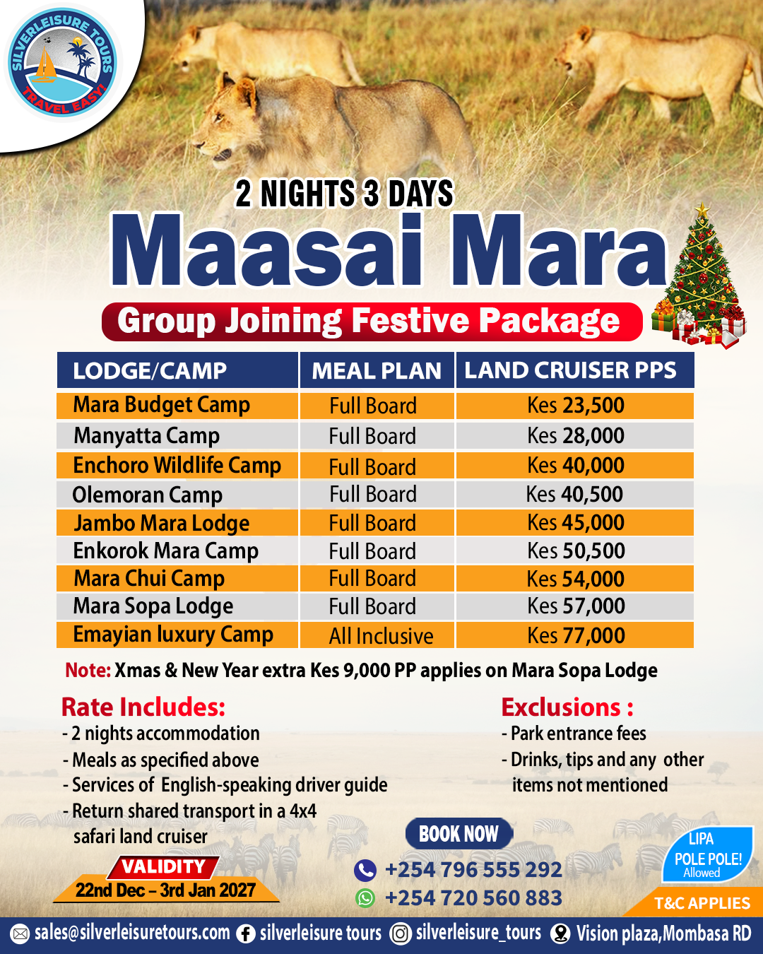 Christmas Maasaimara Package