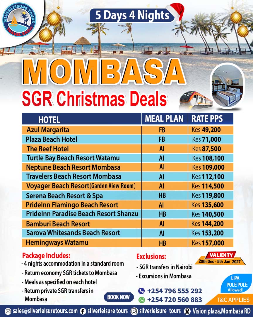 Mombosa SGR xmas deals