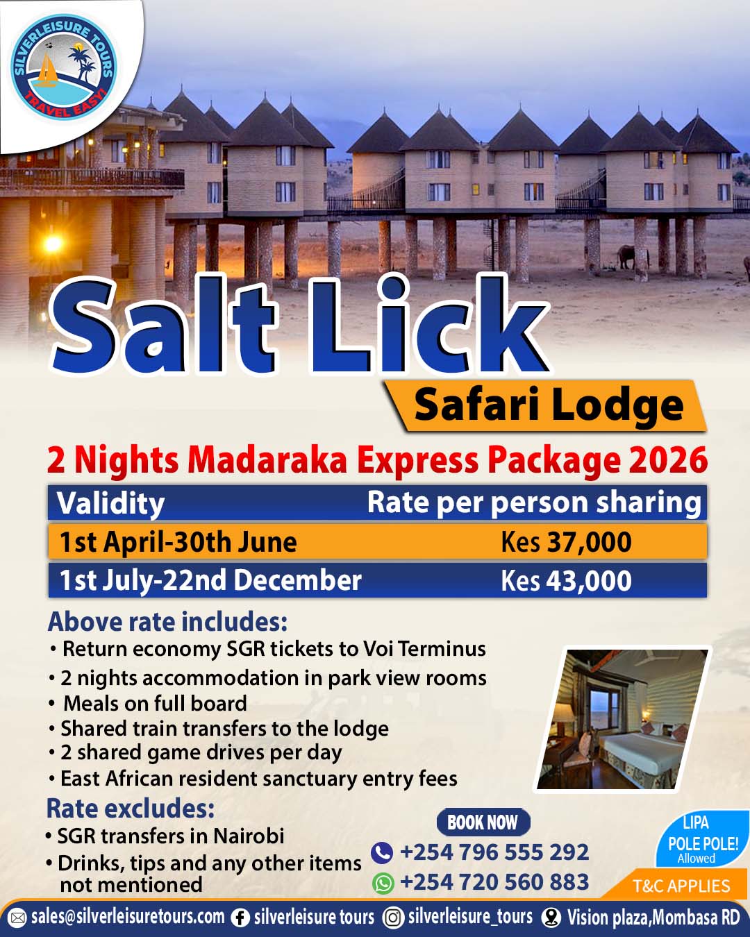 salt lick safari lodge