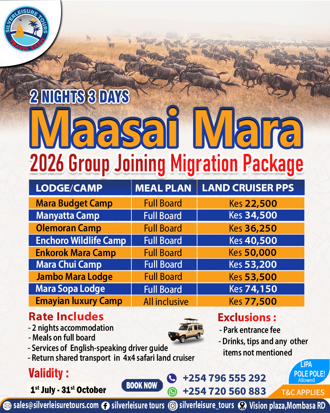 wildbeeet migration